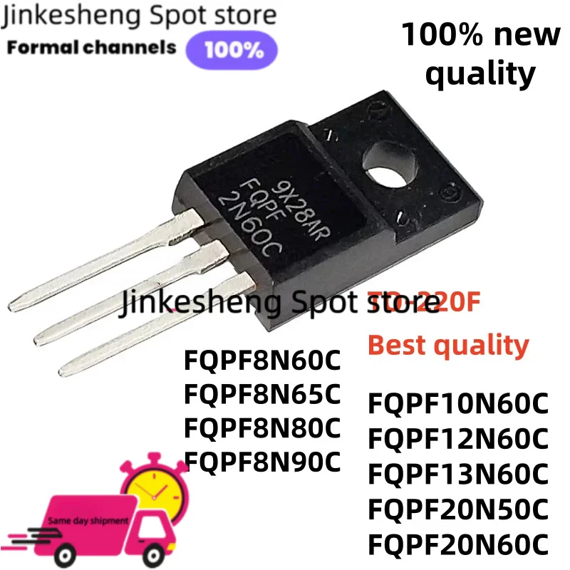

10 штук, лучшее качество, FQPF10N60C FQPF8N60C FQPF8N65C 8N65C FQPF20N60C TO-220F FQPF8N80C FQPF8N90C FQPF12N60C FQPF13N60C