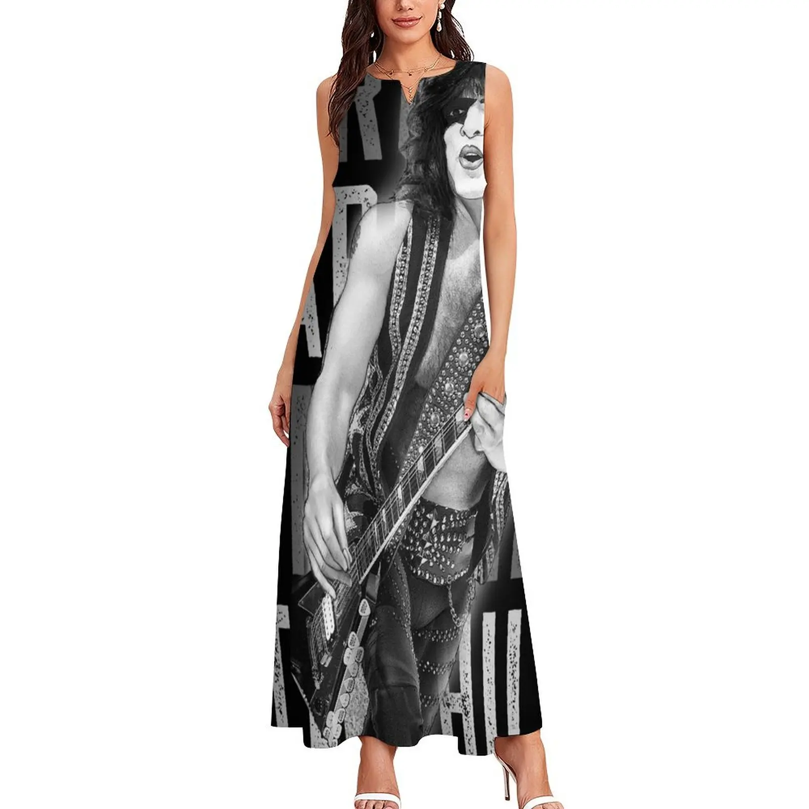 KISS Starchild KISS Army Concert V1 Long Dress fairy dress long dress women summer women summer