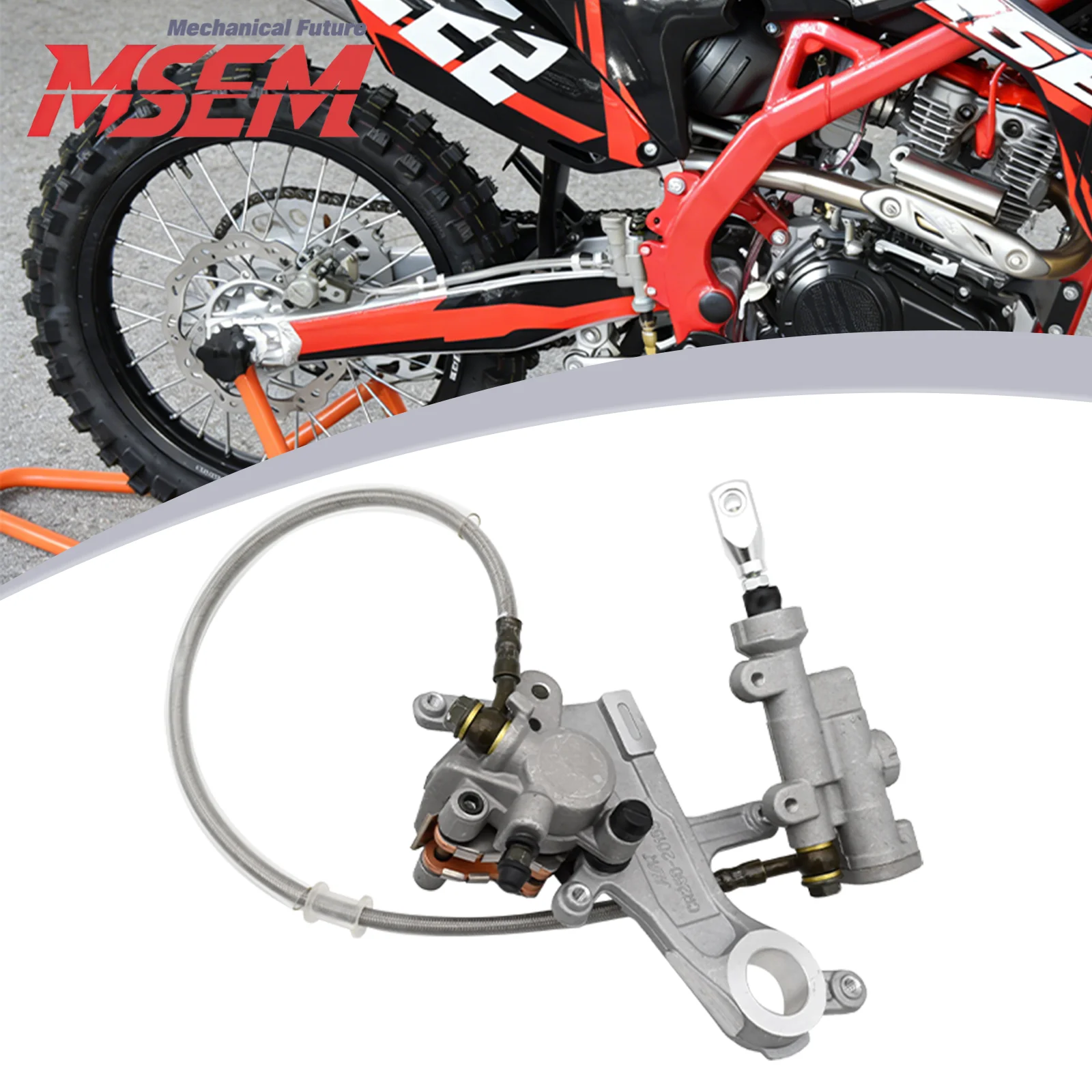 

For Honda CR 125R CRF 250R CRF 450R 2002-2020 For Kayo T4 T6 K6 MX6 Motorcycle Rear Brake Caliper Hydraulic Brake Pump Assembly