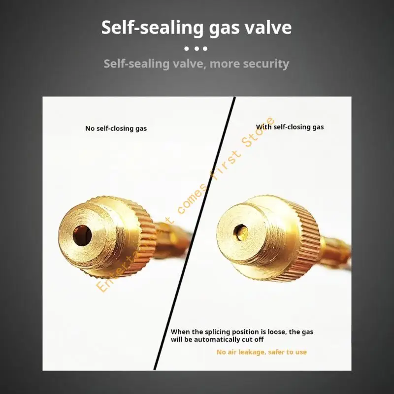 Light Weight Portable Camping Gas Stove Extension Hose Tanks Connector Enduring 55KD