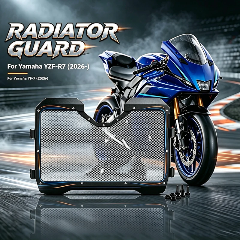 2026 YZF R7 Motorcycle Radiator Guard Protector Grille Cover For Yamaha YZF-R7 YZFR7 Water Cooler Guard Protector Accessories