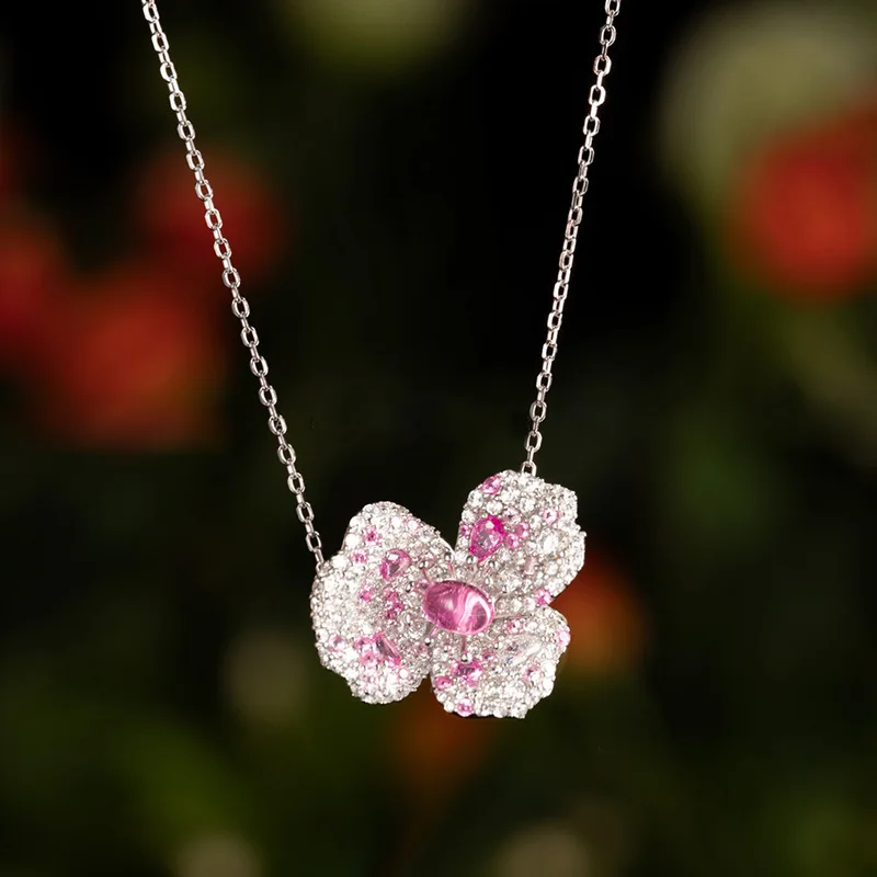 Hot Selling 925 Silver Butterfly Necklace in Early Spring 2024, Stylish and Elegant Necklace Manufacturer Wholesale, Niche