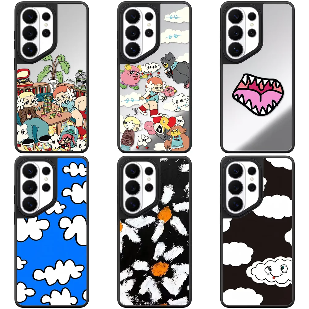 6081883 Mirror Magnetic Case: Compatible with Samsung Galaxy S23 U S24U S25 S26 Ultra S25+ S26 Plus Shell
