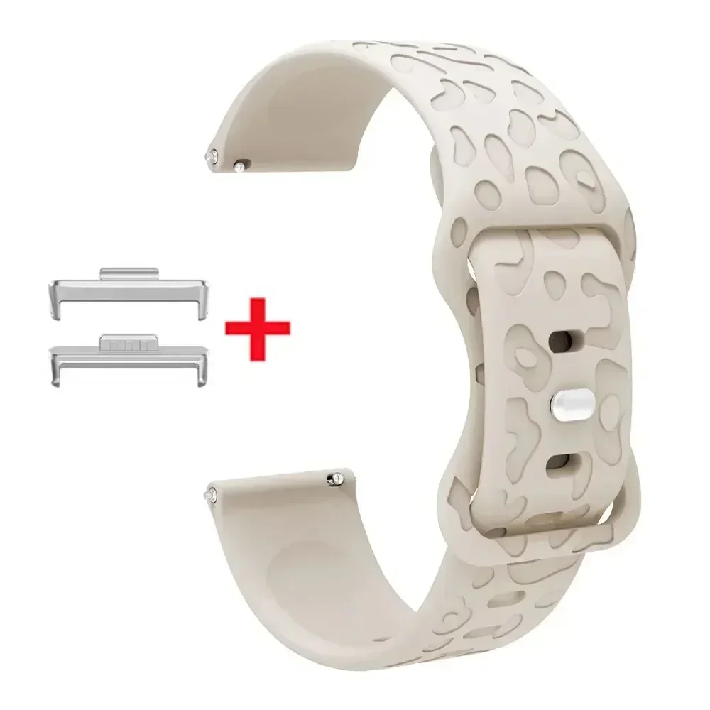 For Huawei Watch Fit 4/3 Band Leopard Print Strap For Huawei Fit 4 pro Silicone Engraved Band Wristband Replaceable Watchband