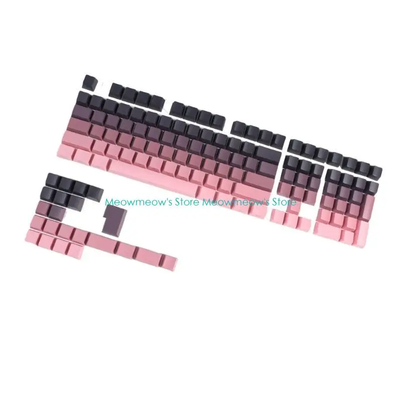 W91A Side Print Through Keycap OEM Profile PBT Keycaps Double Shot Backlight