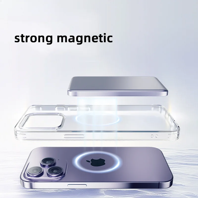 For IPhone15 14 Samsung Portable Powerbank Magnetic Wireless Power Bank Ultra-Thin Fast Charging External Spare Battery 10000mAh