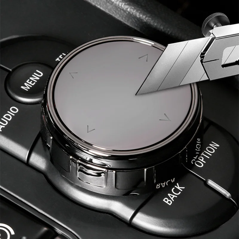 

Car Center Console Multimedia Switch Button Protector Cover For MINI Cooper F54 F55 F56 F60 Clubman Countryman Accessories
