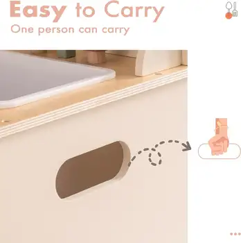 模擬教育角色扮演女孩玩具廚房玩具組兒童寶寶玩具切水果烹飪廚房用具 10 最佳銷售 兒童烹飪套裝 - №7