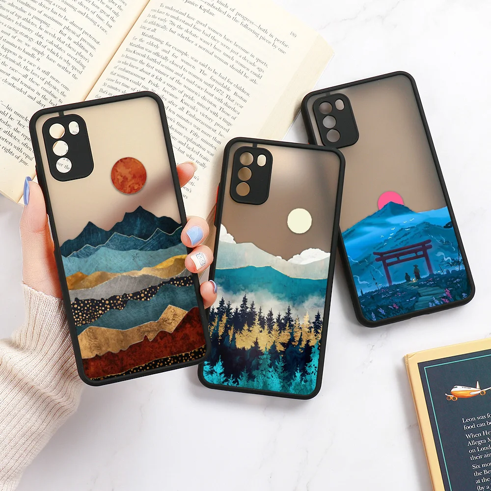 

Scenery Case For Xiaomi Mi 11 Lite 5G NE Cases Xiaomi 11T 12 12T 10T Pro Poco F5 X5 Pro X4 GT X3 NFC F3 Matte Phone Cover Fundas