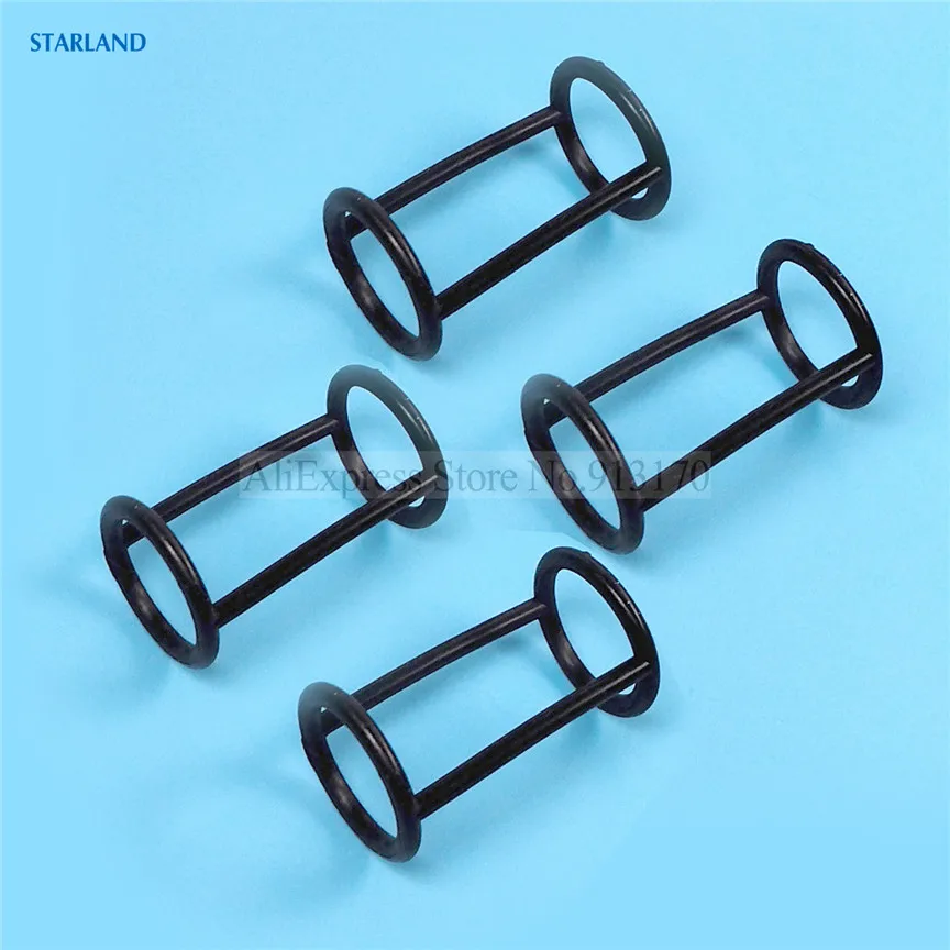 4 Pieces Black Long Seal Rings Silicone Gaskets Of BTB / BTK Soft Ice Cream Machines Long H Shaped Seal Rings 42mm
