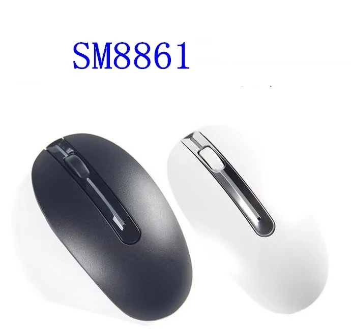 

New SM-8861 Wireless Laser Mouse For Lenovo 2.4Ghz 1000dpi Lightweight Mice for Laptop Thinkpad Black Silver White iMac