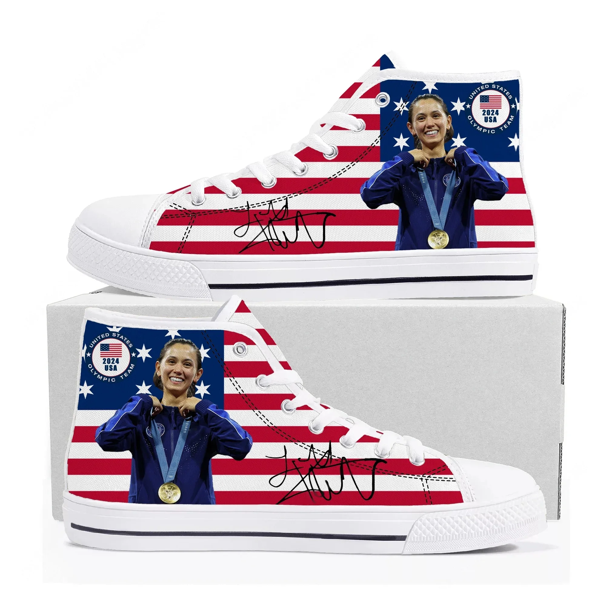 

Кроссовки Lee Kiefer Foil World Champion High Top, высококачественные, мужские, женские, подростковые, из канваса, повседневные, для пар, на заказ