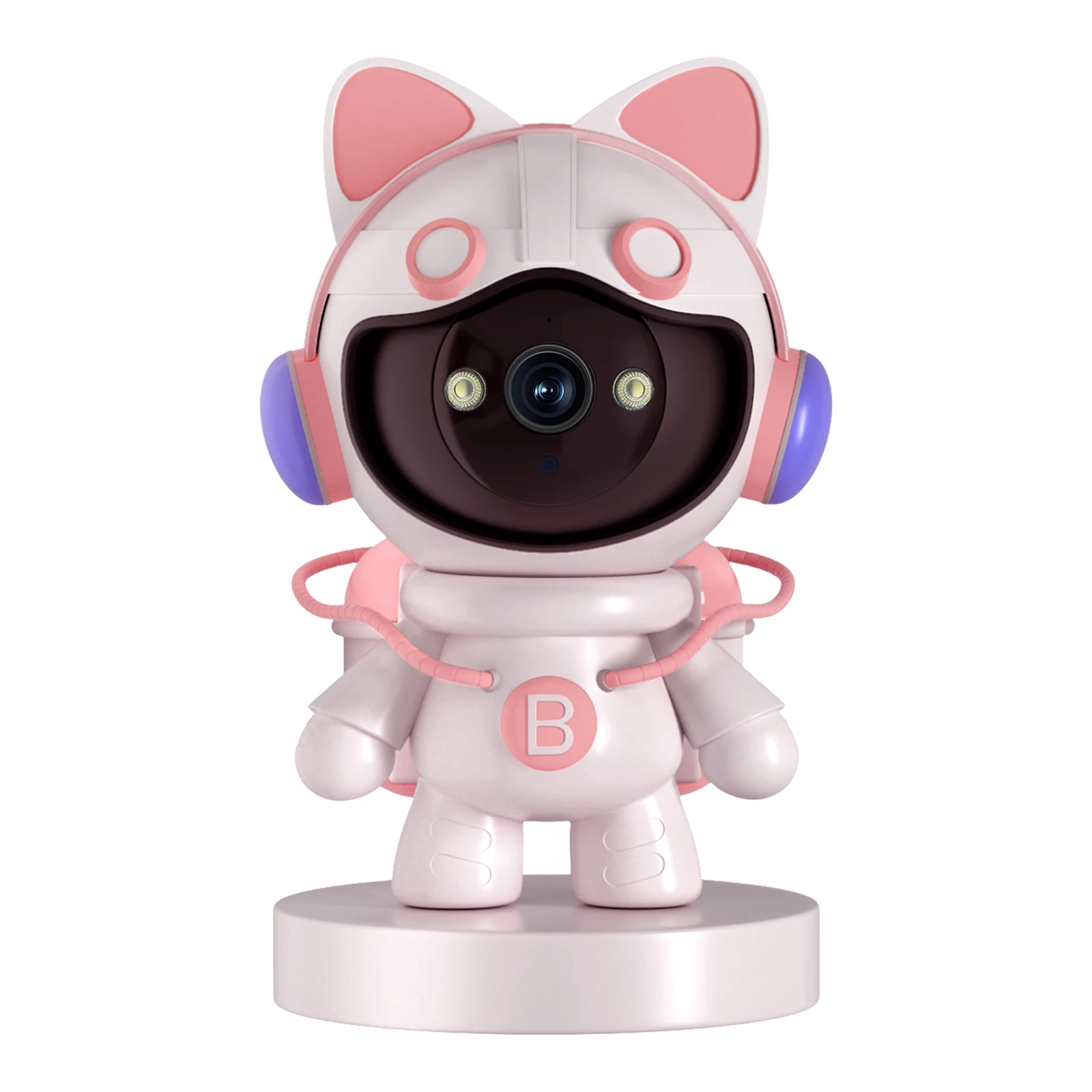 

Умная Wi-Fi камера WESECUU AI Robot Camera 3 МП, PTZ-камера Spaceman для дома, внутренняя камера безопасности, видеоняня