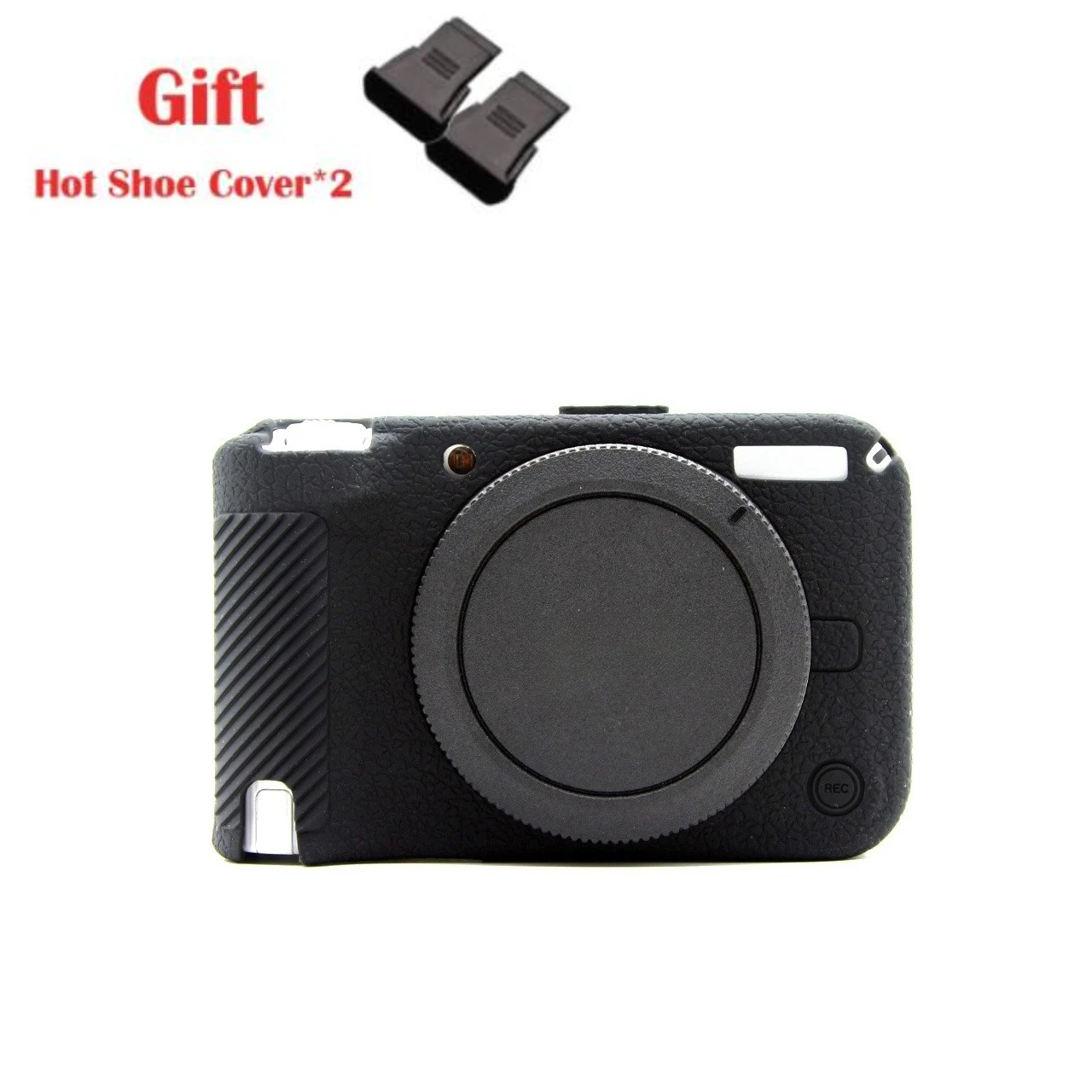 

For Canon EOS R50V camera silicone case, protective case, camera bag + Hot Shoe Cover