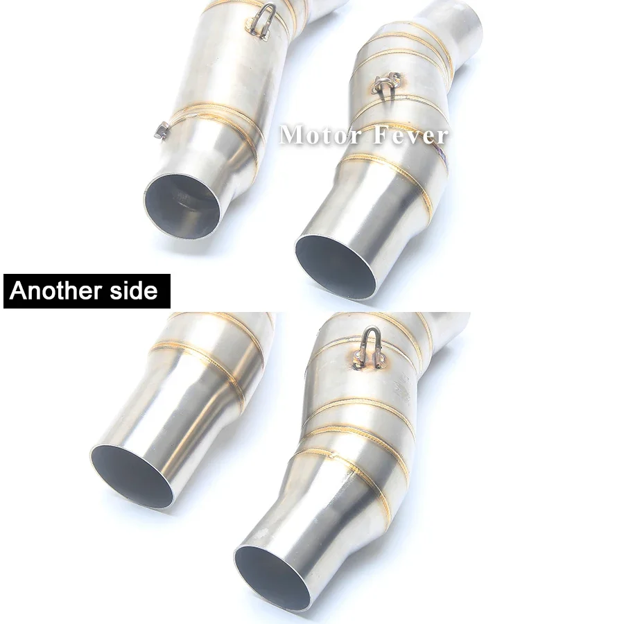 دراجة نارية العادم الأنابيب ربط الأوسط أنبوب الانزلاق على رابط أنابيب الصلب لكاواساكي Z1000 Z 1000 2010 2011 2012 2013 2014 2015 2016