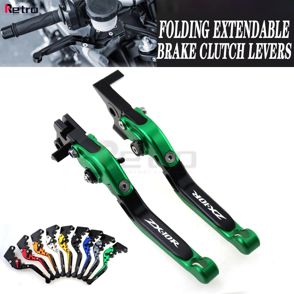 

For KAWASAKI ZX-10R ZX 10R 2006-2015 Motorcycle Folding Extendable Adjustable Clutch Brake Levers