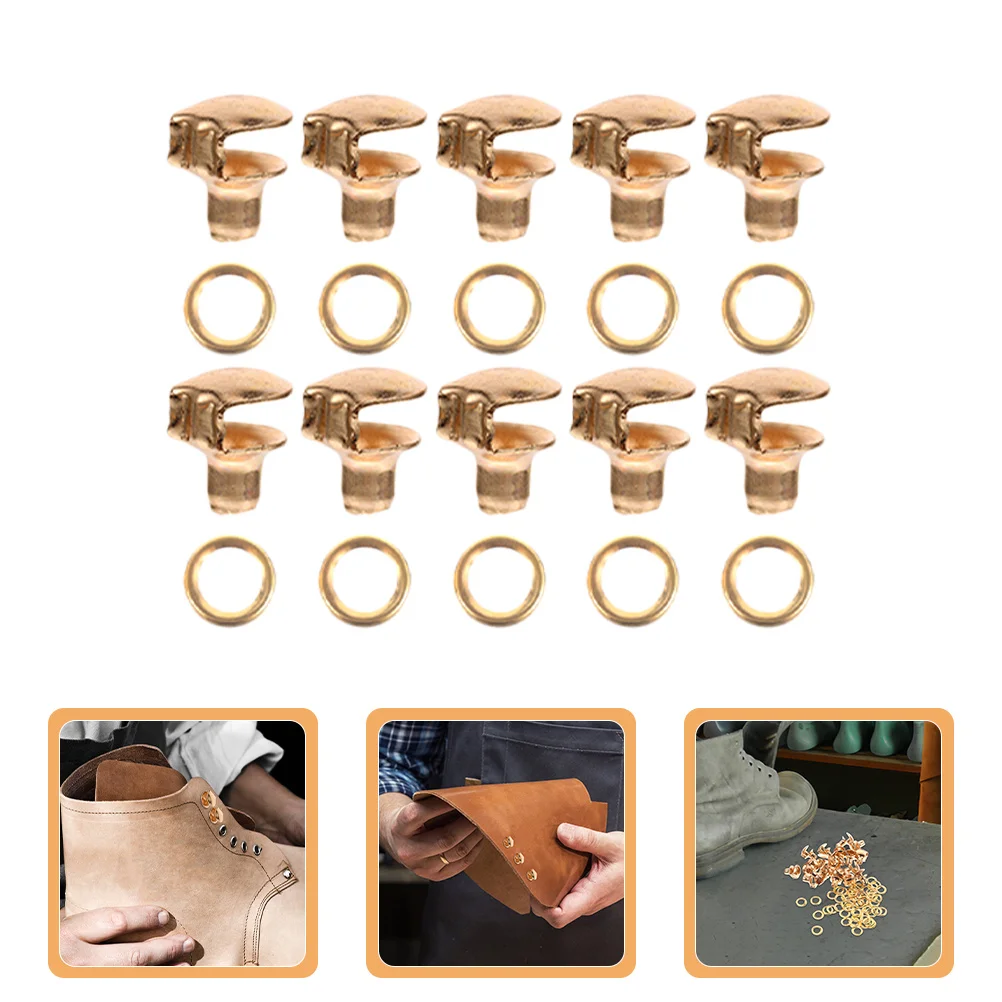 10pcs Shoe Buckle Accessories Metal Shoelace Hooks For Boot Repair Hiking Camping Climbing Shoes Diy Handicrafts Shoelace Locks