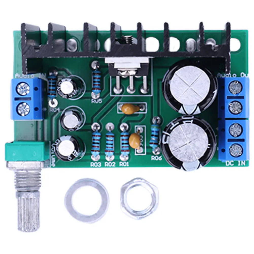 TDA2050 Stereo Amplifier Board 10-100W Mono Audio Power Amplifier Board 1-2A Stereo Power Amplifier 1-Channel DC/AC 12-24V