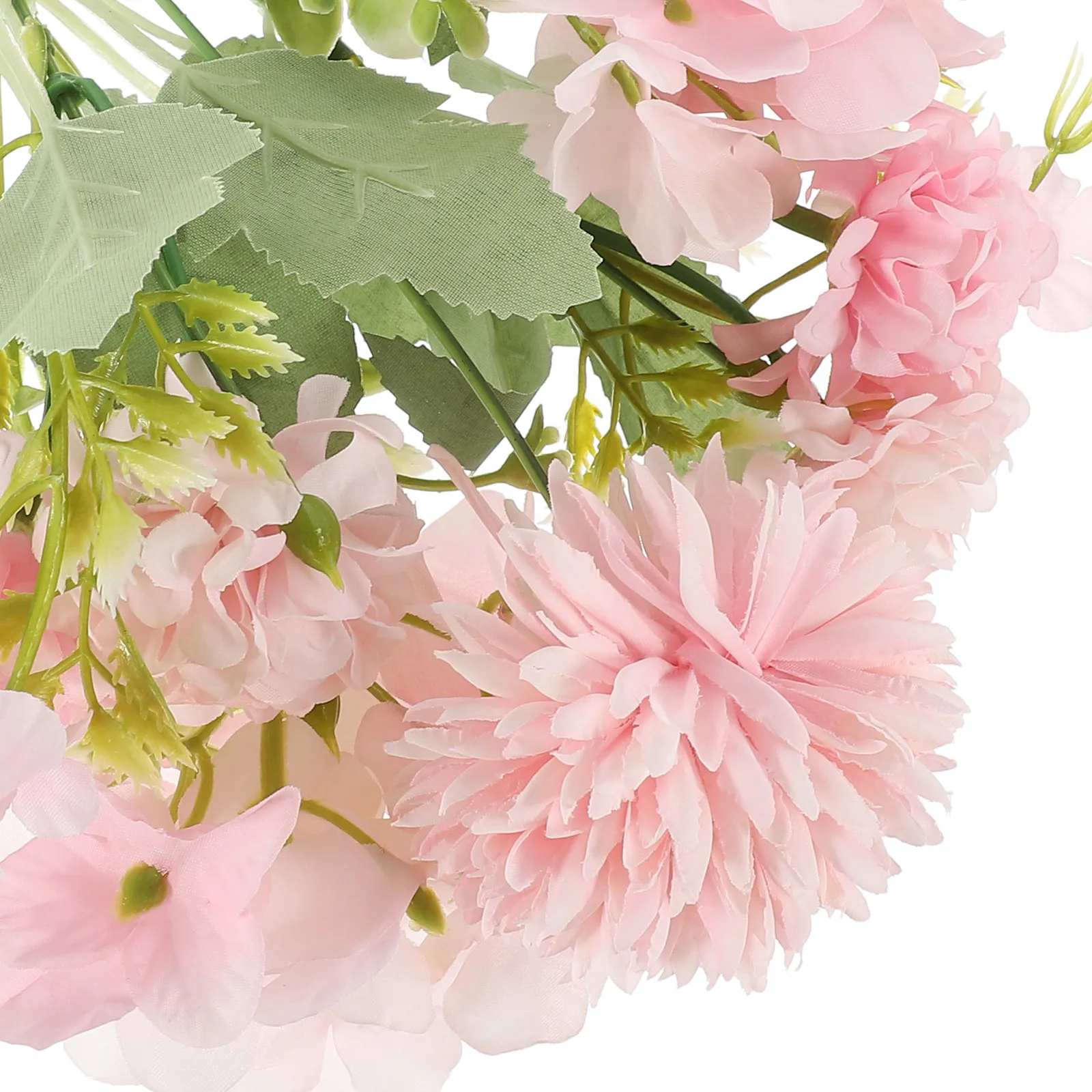 

Artificial Rose Bouquet Wedding Flowers Bridal Bridesmaid Pink Silk Realistic Decor Home Party Centerpiece Fake Flower