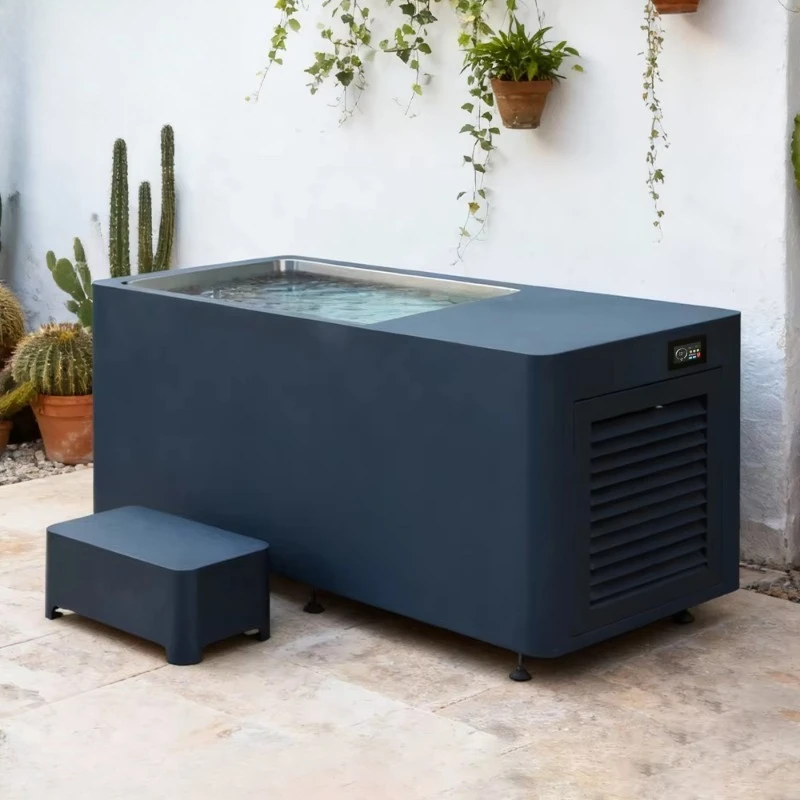 

Bropool Smart WiFi Control 1H P 304 Stainless Steel Outdoor Recovery Tub with Water Chiller Cold Plunge Ice Bath Cold Plunge Tub