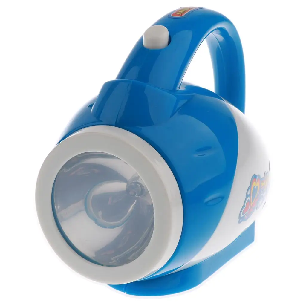 

Plastic Simulation Home Appliance for Play Toys - Blue Flashlight