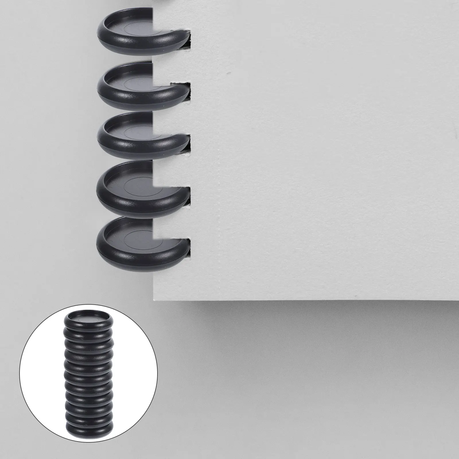 

44pcs Loose Leaf Binder Rings Disbound Expansion Binder Discs Round Plastic Binding Discs For Book Home Office School Use