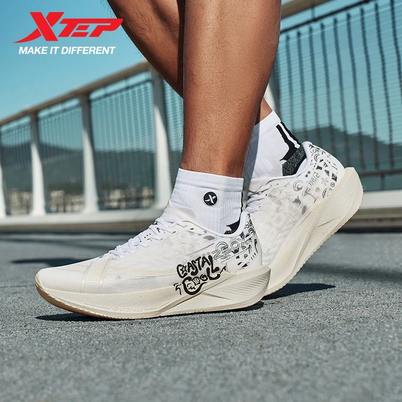 Xtep 260X 2.0 Running Shoes For Men Summer Multi-scene Carbon Plate Running Shoes Breathable Racing Sports Shoes 975219110064