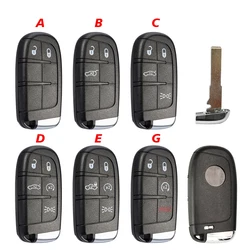 CS017021 Key Shell  for Fiat 500 500L 500X 2016 2017 2018 2019 Replacement Remote Smart Car Key Shell