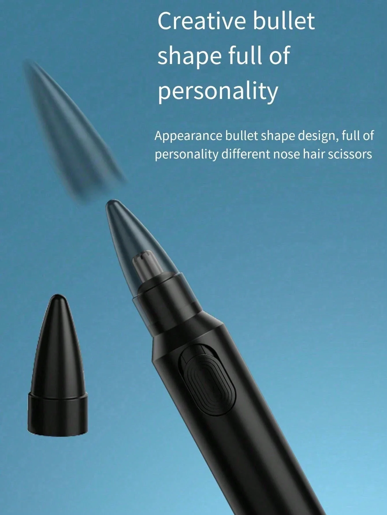 Battery Type Nose Hair Trimmer Men's Nostril Cleaning Nose Hair Shearing Artifact Shaving Shaver