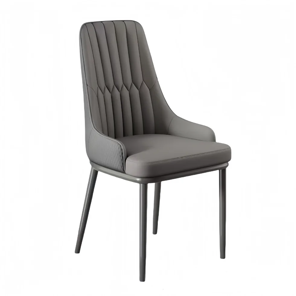 Wholesale Retro Accent Dining Chair Modern Leather Metal for Living Room Coffee Hotel Bedroom School Hospital Park Gym Villa