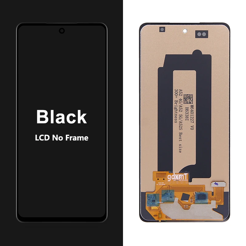AMOLED A52 5G Screen with Frame for Samsung Galaxy A52 5G A526B