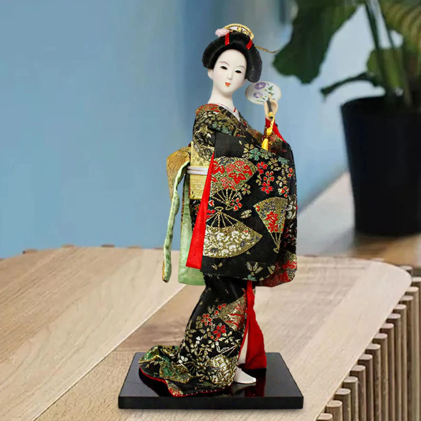 Japanese Humanoid Figurines Geishas Silk People Kimono Dolls Restaurants Weddings Japanese Decorations Tabletop Decorations