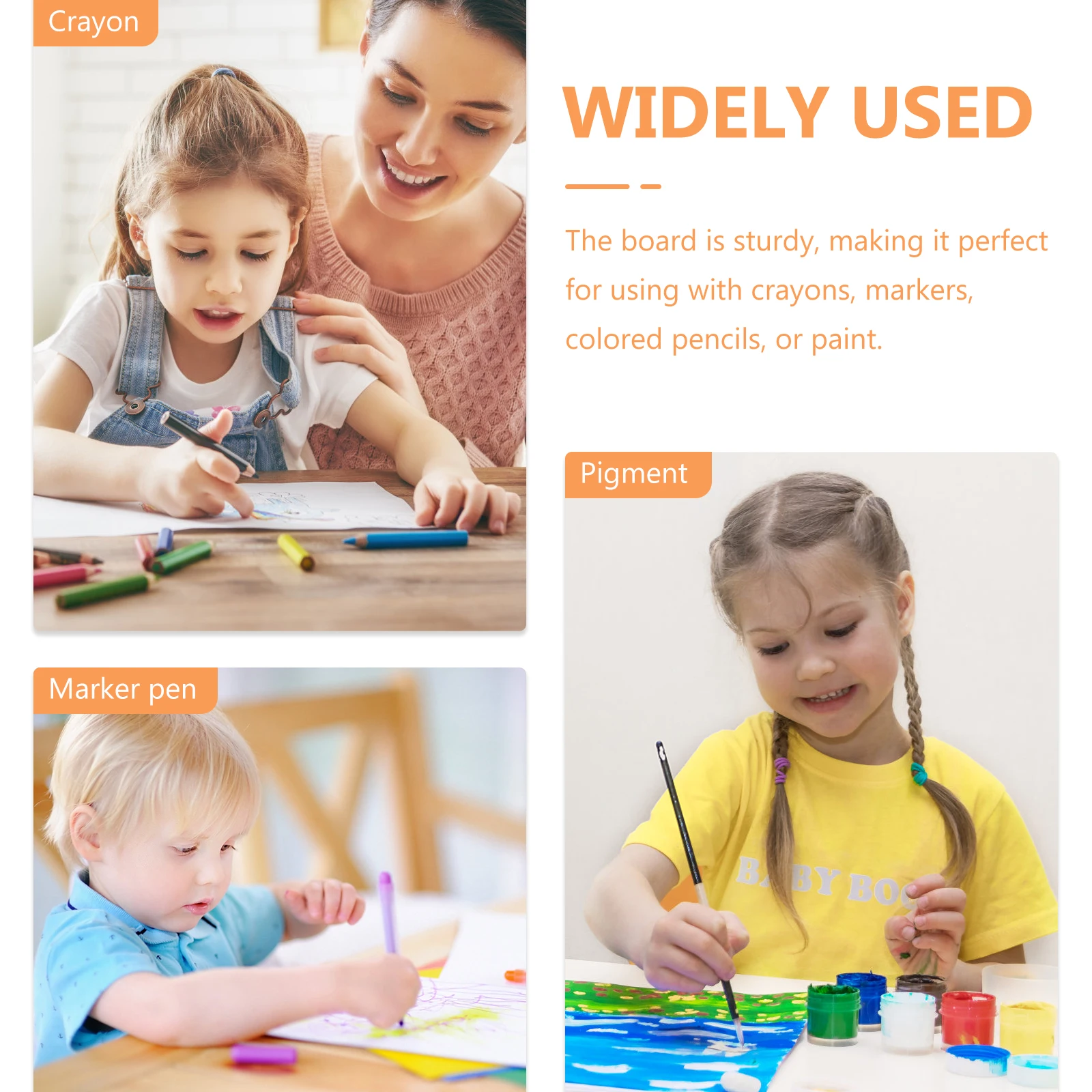 

10 Pcs DIY Blow Molded Kids Writing Pad Board Printmaking Drawing Pad Doodle Art Supplies Foam Safe Creativity Tool
