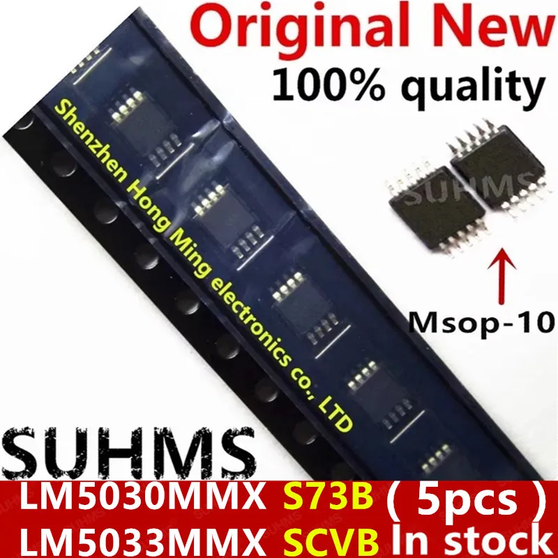 (5piece)100% New LM5030MMX LM5030MM LM5030 S73B LM5033MMX LM5033MM LM5033 SCVB MSOP-10 Chipset