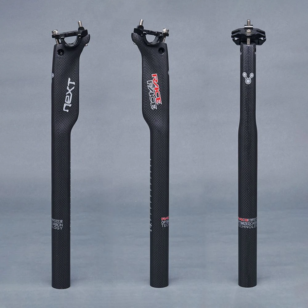 

RaceFace Next Bicycle SeatPost Carbon Fibre SeatPost MTB Road Bike Seat Tube Setback 20mm 27.2/30.8/31.6mm*350/400mm 3K Matte