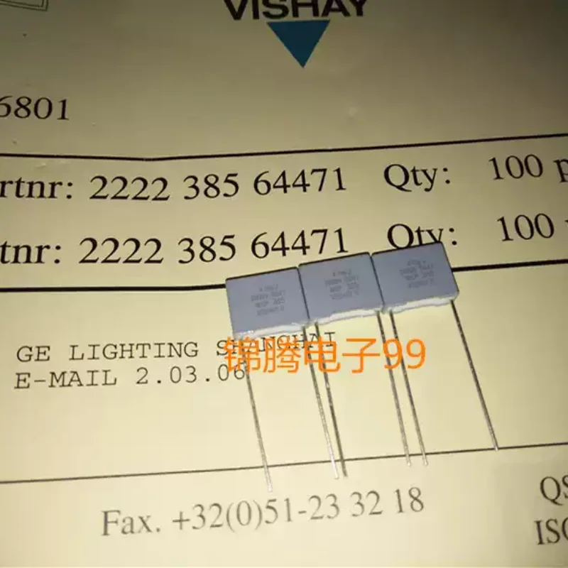 10-100pcs imported VISHAY BC MKP385 0.00047UF 2000V 470pf 471 film capacitor