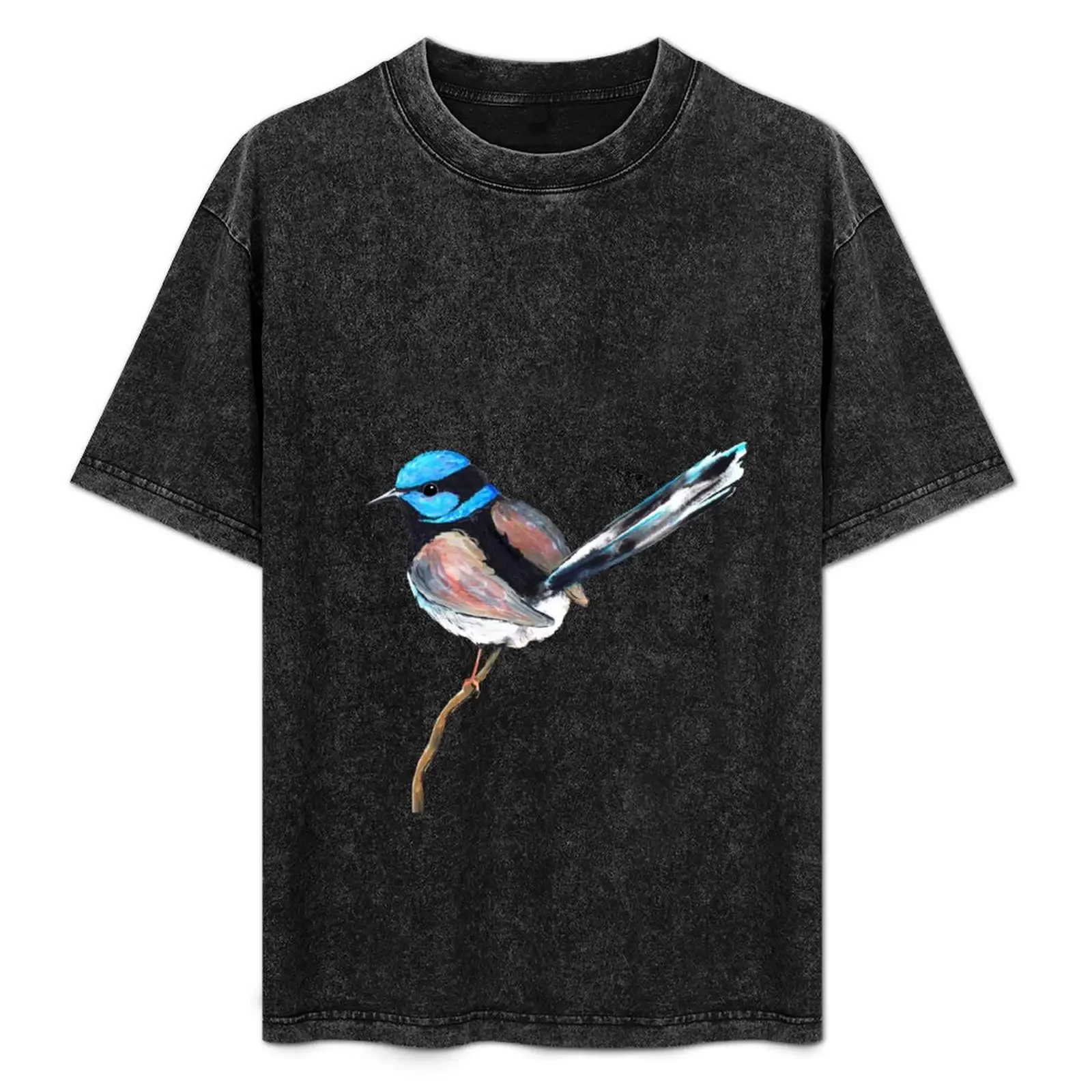 

Superb fairy wren T-Shirt boys animal print basketball graphic tees for a boy Men's t-shirt