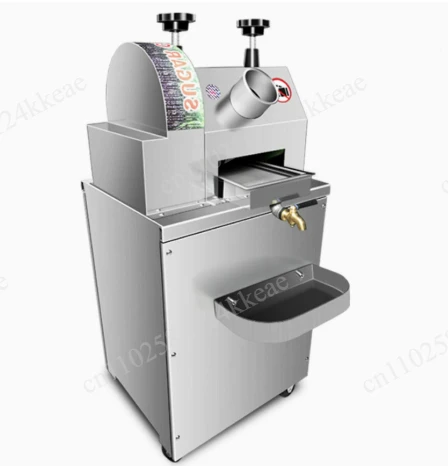 Sugar cane juicer Commercial fully automatic electric juicer Sugar cane machine Vertical small juicer stainless steel