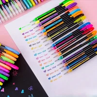 60Pcs Gel Pen Set - Glitter, Metallic, Neon & Pastel Water-Based Pens for Writing, Drawing & Journaling Art Supplies 3