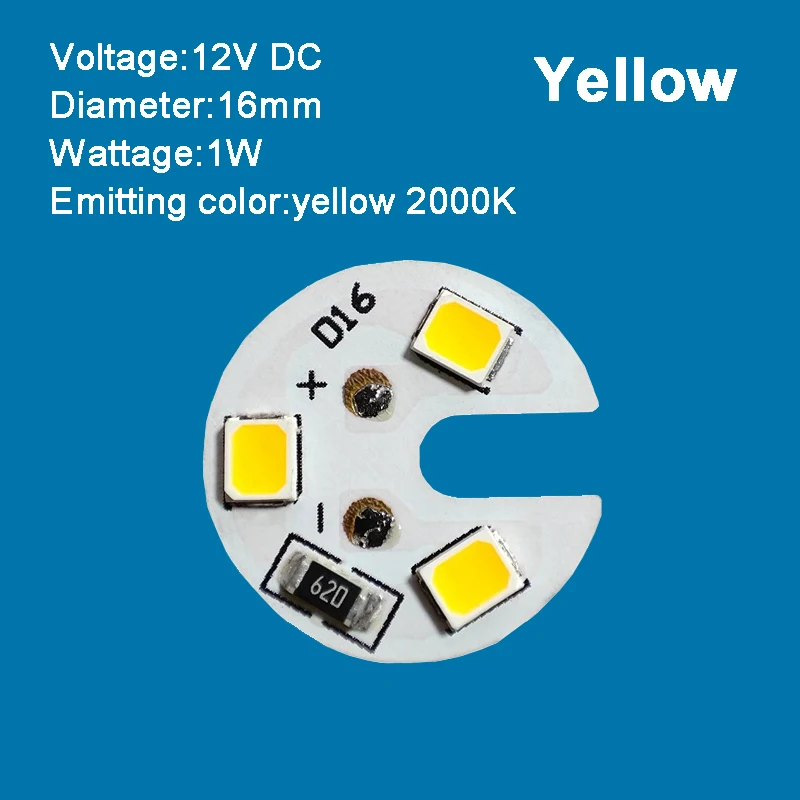 10 sztuk 12V 16mm LED biały ciepły zielony niebieski żółty czerwony 7 kolorów lampa tablicowa źródło światła do lampy ręcznej