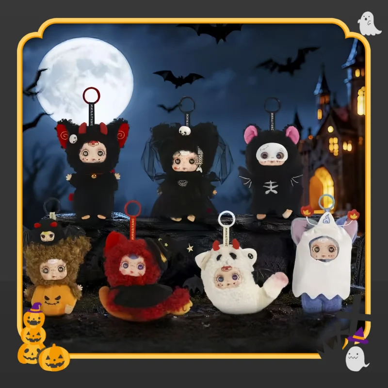 

Новая милая и крутая кукла Mmsuger Baby Night Elf Party Series, плюшевая слепая коробка, кукла, плюшевая сумка, подвеска, подарки на день рождения для девочек на Хэллоуин