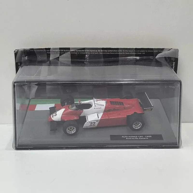 

IXO 1/43 ROMEO 182 #22 Racing Alloy Simulation Car Model Static Collection Decorated Holiday Gifts Toys Souvenir Gift