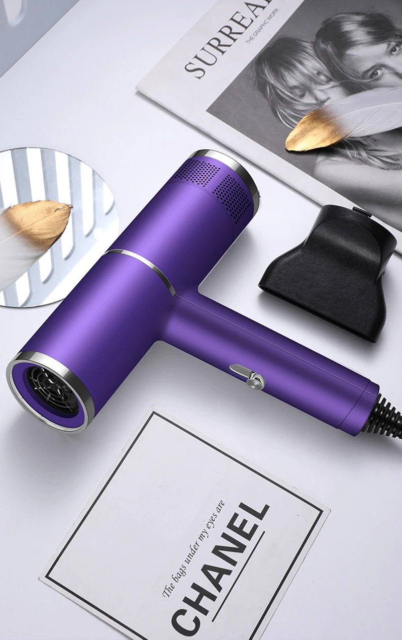 Professional Hair Dryer Negative Ionic Blower High-speed Electricturbine Drier Constant Temperature Quickdrying Hair 2025 image 6