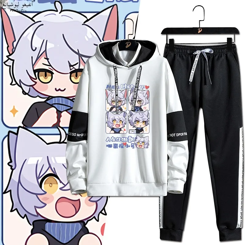 

Qimiao Junior Story Seven Nights Dragon Youth Casual Sweatshirt Pants Set Autumn Winter Fashion Ensemble for Teens