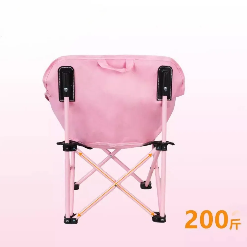 Outdoor Folding Chair Ultra-Light Portable Camping Sketch Lazy Fishing Moon Chairs for Traveling Camping Hiking view 3