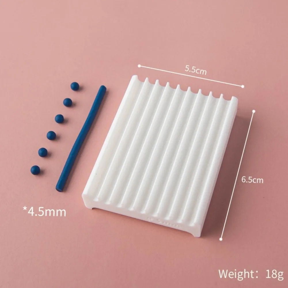 New 2-in-1 Clay Ball Maker Hand Rolling Mini Clay Ball Rolling Strip Mold Handmade Craft Supplies Soft Ceramic Clay Bead