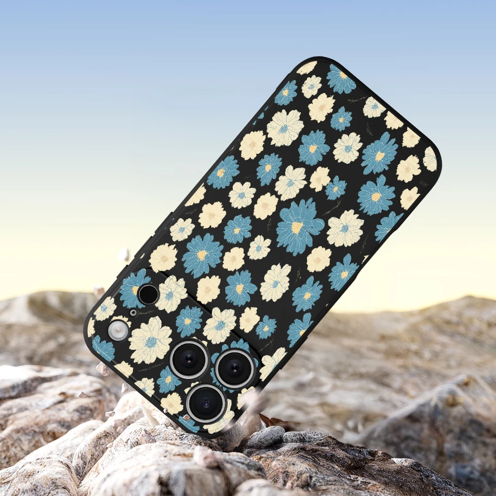 ديزي نمط حافظة من البولي يوريثان كوكه آيفون 17 برو ماكس 17 الهواء 16 15 14 13 12 11 برو ماكس XS Max7 8 Plus 16e 16 Plus