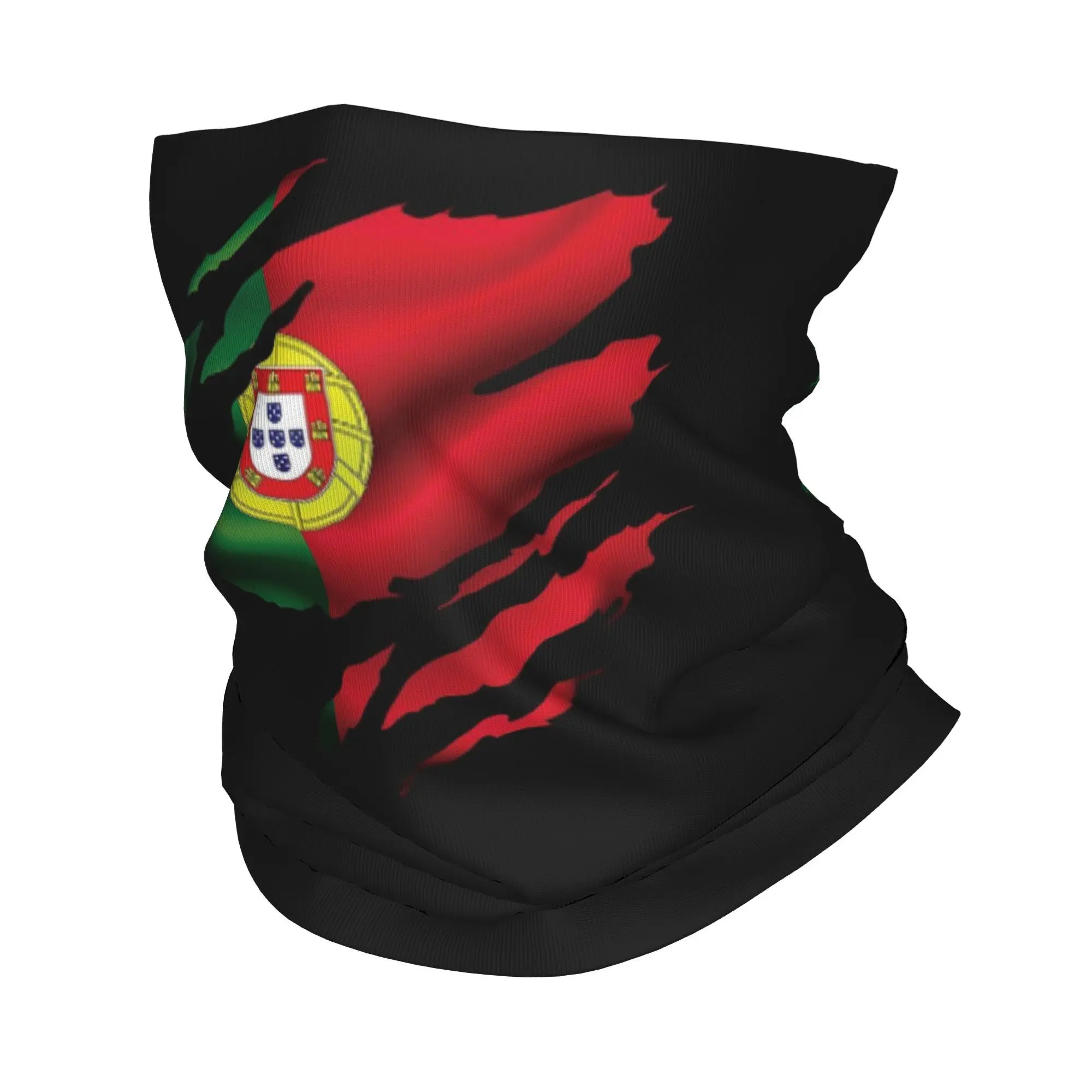 Flag Of Portugal Bandana Neck Cover Printed Face Scarf Multi-use Face Mask Cycling For Men Women Adult Washable