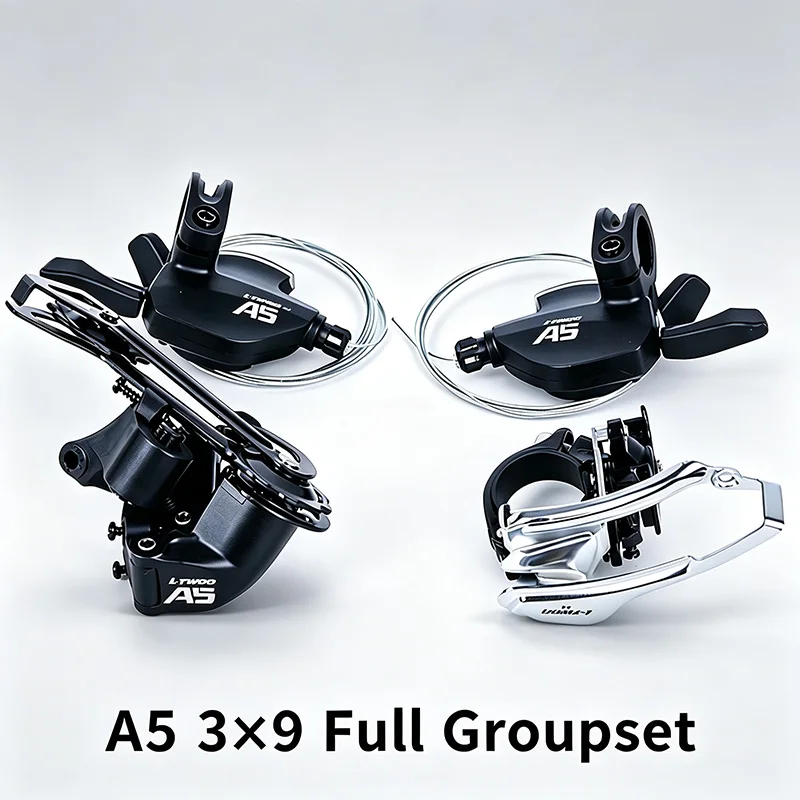 LTWOO A5 3×9 27S MTB Full Groupset, Trigger Shifter Front Rear Derailleur, Smooth Shift for MTB Upgrade & Off-road Replace
