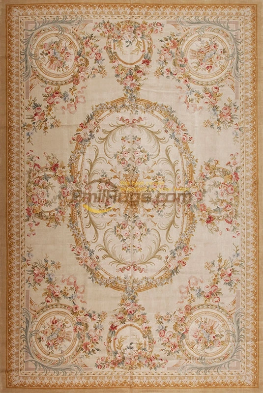 Savonnerie Carpet Knitting Mandala Home Decoration Carpet Exquisite Round Room Carpet Antique Wool Knitting Carpets